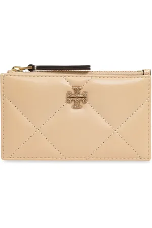 Tory Burch Portemonnee met logoplakkaat