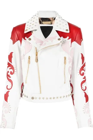 Philipp Plein Leren jack