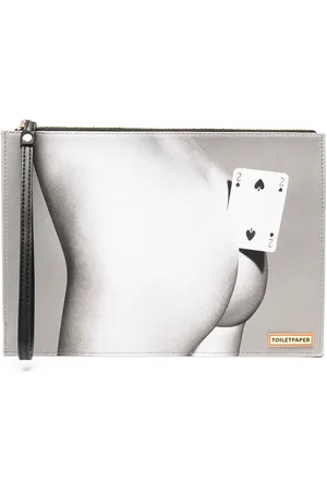 SELETTI Two of Spades tas van imitatieleer