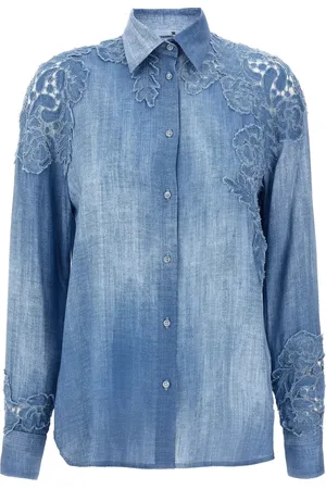 ERMANNO SCERVINO Blouse verfraaid met macramé