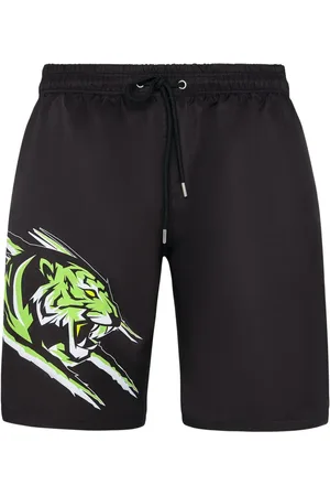 Philipp Plein Zwembroek met tijgerprint