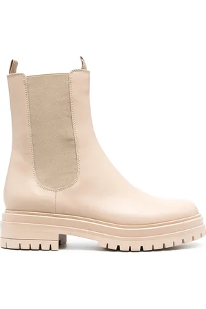 Gianvito Rossi Leren combat boots
