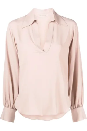 BLANCA Gedrapeerde blouse