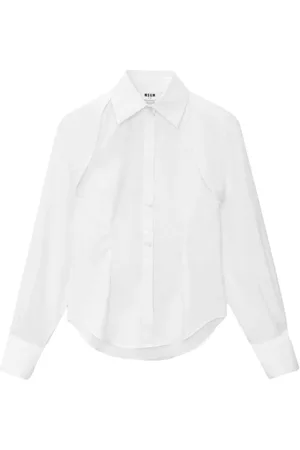 Msgm Blouse met afneembare mouwen en knopen