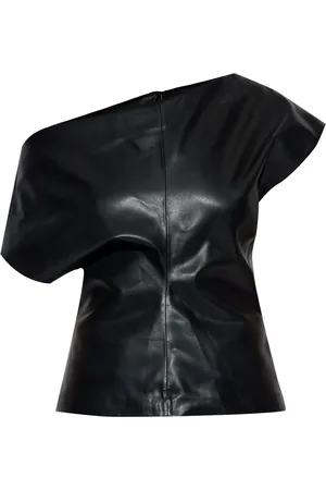 RAG&BONE Eleanor top van imitatieleer