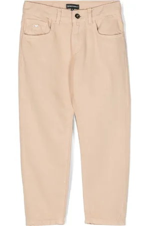 Emporio Armani Chino met logoplakkaat