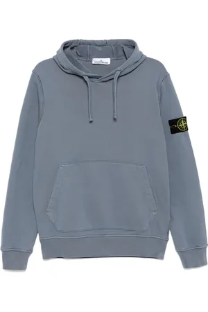Stone Island Hoodie met geverfd effect