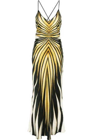 Roberto Cavalli Jurk met abstracte print