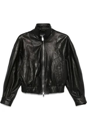 Dondup Leren bomberjack