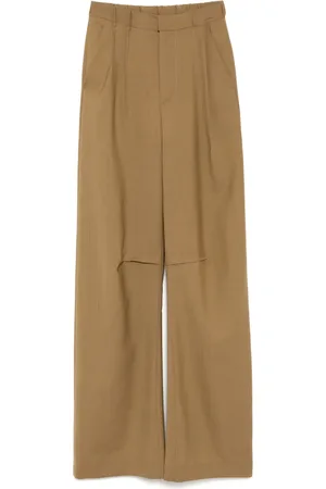 Maison Margiela Broek met geplooid detail