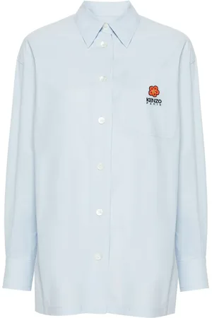 Kenzo Boke Flower blouse met geborduurd logo