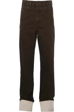 J.W.Anderson Jeans met contrasterende omslag