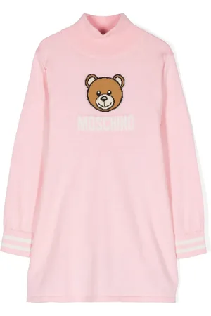Moschino Jurk met intarsia logo