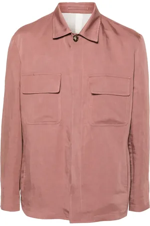 LARDINI Shirtjack met brede kraag