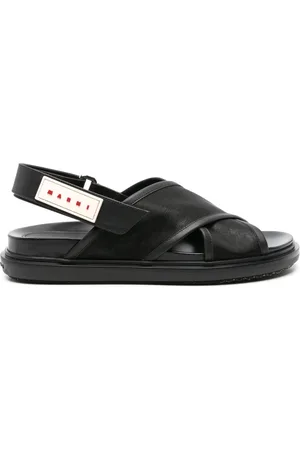 Marni Sandalen met logopatch