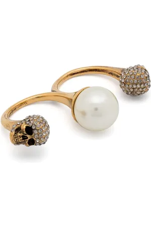 Alexander McQueen Ring met doodskop