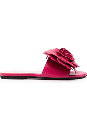 Nº21 Sandalen met bloemenapplicatie