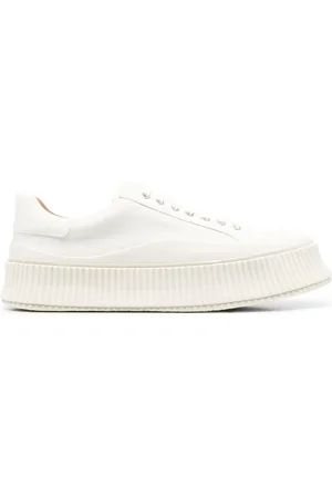 Jil Sander Sneakers met geribbelde zool