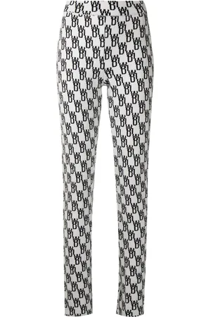 We11 Done Legging met logo patroon