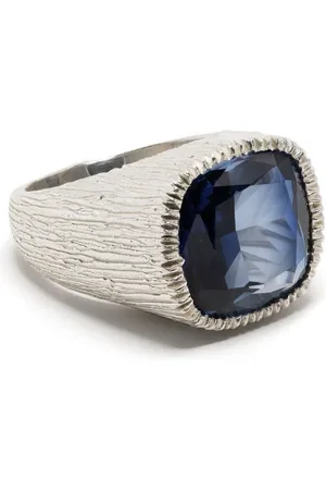 Bleue Burnham Zilveren zegelring