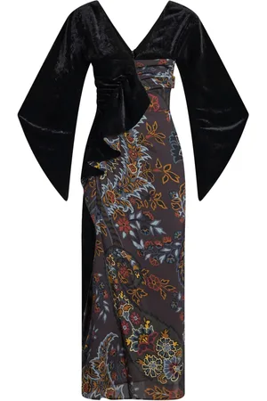 Etro Jurk met contrasterende print