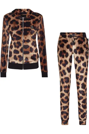 Philipp Plein Joggingbroek met luipaardprint