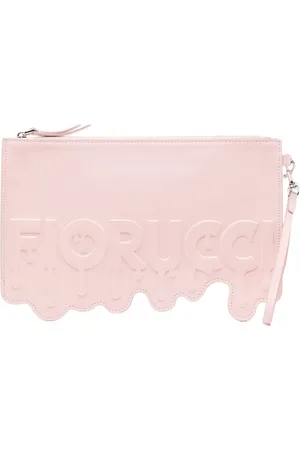 Fiorucci Melted leren clutch