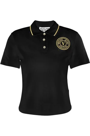 VERSACE Poloshirt met geborduurd logo