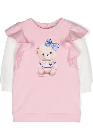 MONNALISA Jurk met teddybeerprint