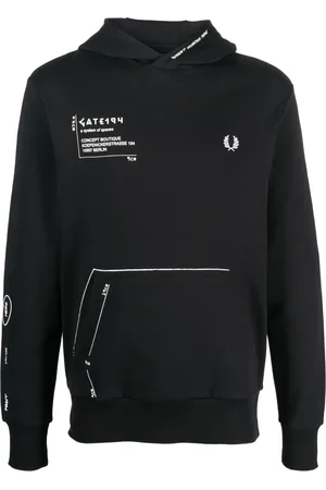 Fred Perry X GATE194 hoodie met print