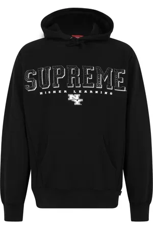Supreme Hoodie met verfraaid logo