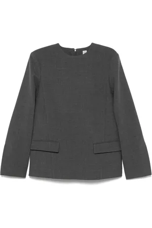Totême Blouse met gemêleerd effect