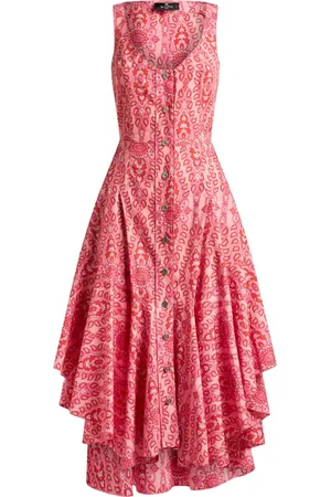 Etro Mouwloze jurk met patroon
