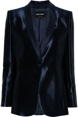 Giorgio Armani Satijnen blazer