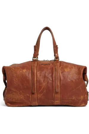 Dsquared2 Gerafelde leren duffeltas