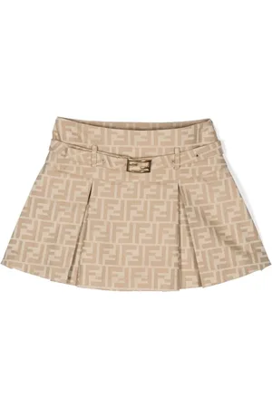 Fendi Plooirok met monogram