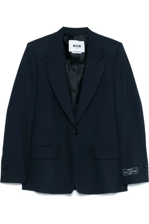 Msgm Blazer met enkele rij knopen
