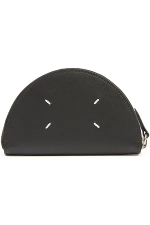 Maison Margiela Halfmoon leren clutch