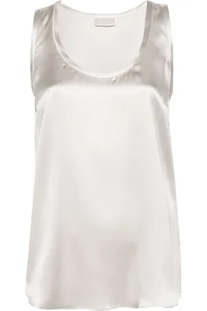 Brunello Cucinelli Satijnen tanktop