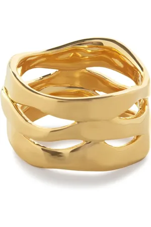 Monica Vinader The Wave drievoudige ring