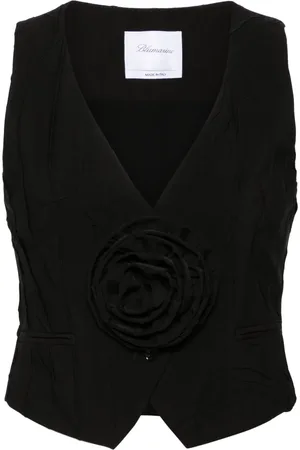 BLUMARINE Gilet met bloemenpatch
