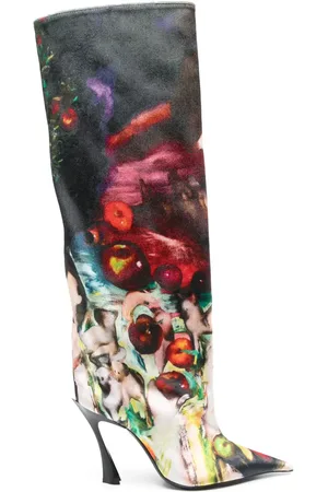 MUGLER X Ambera Wellmann 95 mm Fang laarzen