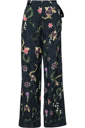Agua by Agua Bendita Memoria Tesoro flared broek met bloemenprint