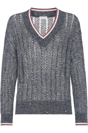 Brunello Cucinelli Trui met pailletten