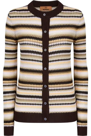 Missoni Gestreept vest met contrasterende afwerking