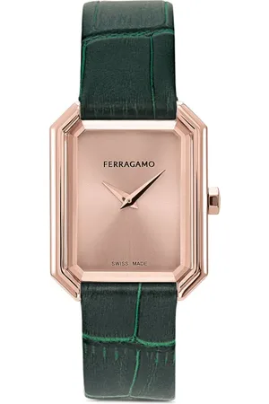 Salvatore Ferragamo Crystal Tank 33.5mm horloge