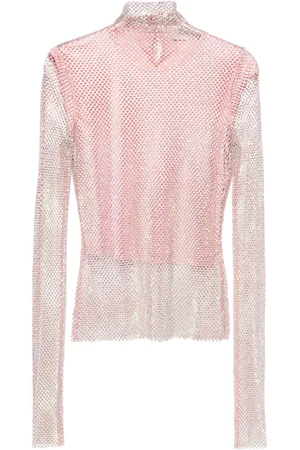 Sportmax Gelaagde top met pailletten