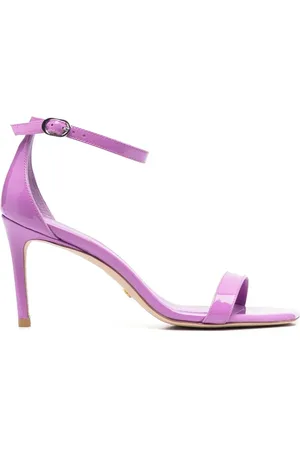 Stuart Weitzman Barelynude wikkel sandalen