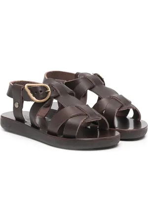 Ancient Greek Sandals Leonidas sandalen met open neus