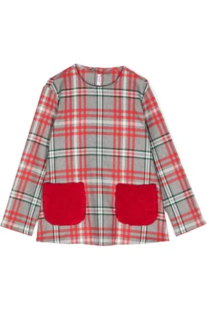 Il gufo Geruite blouse